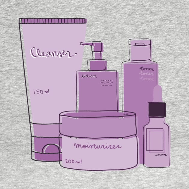 Skincare Essentials (Purple Theme) by aaalou